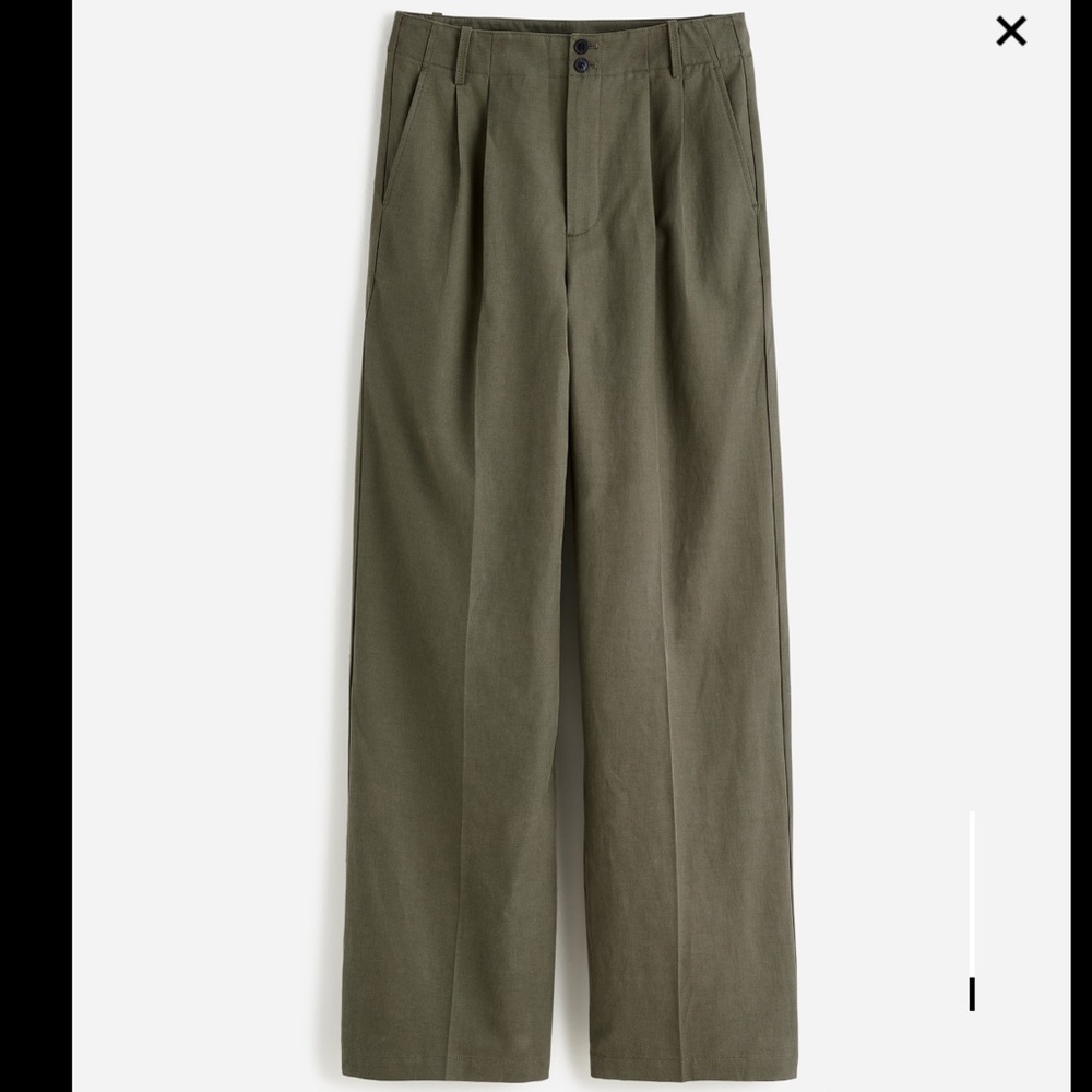 The Harlow Wide-Leg Pant in Drapey Twill